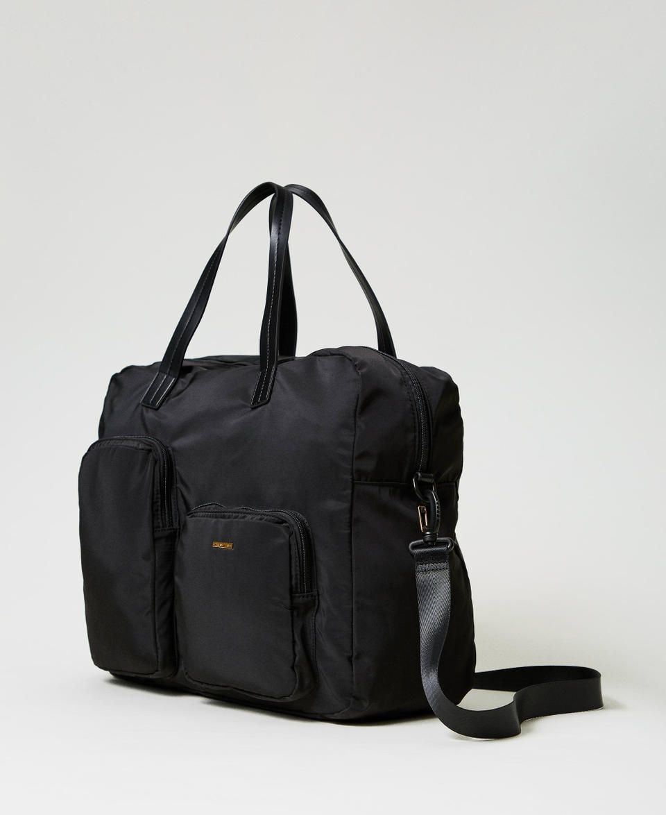 Twin Set Borsa shopper in tessuto tecnico Shopping Online