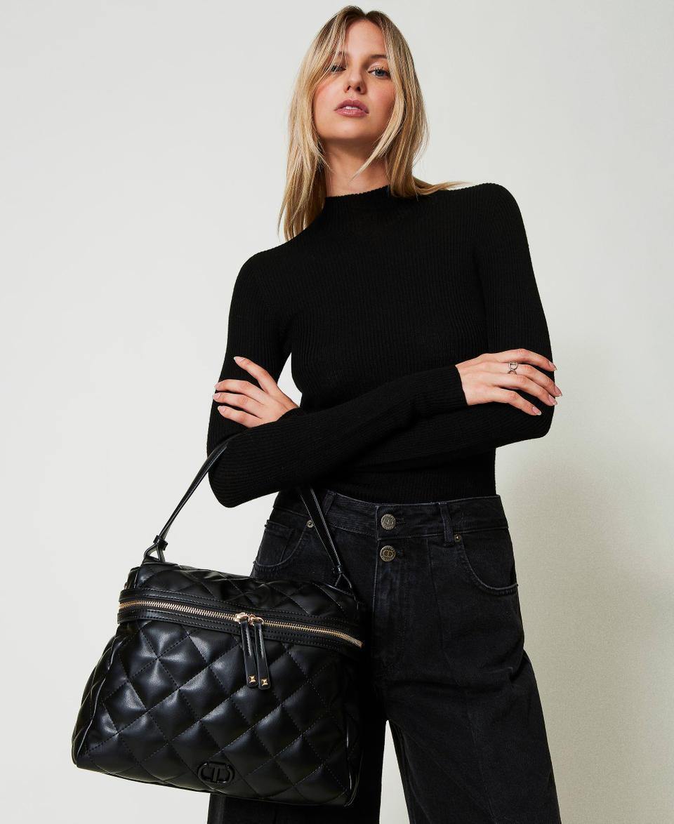 Twin Set Borsa top handle ‘Cécile’ grande trapuntata Affare Del Giorno