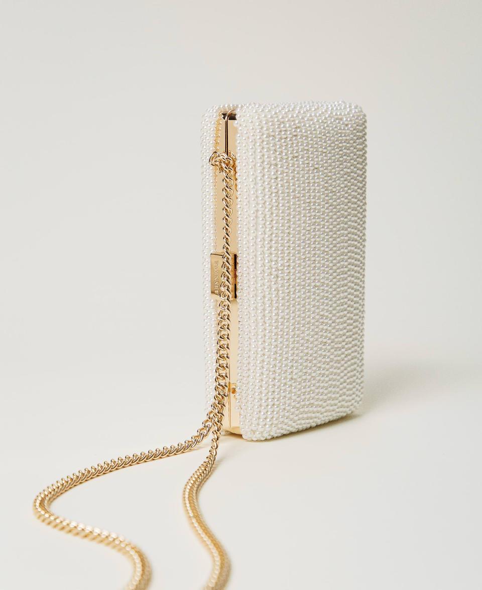 Twin Set Clutch con perle e Oval T Acquista Ora