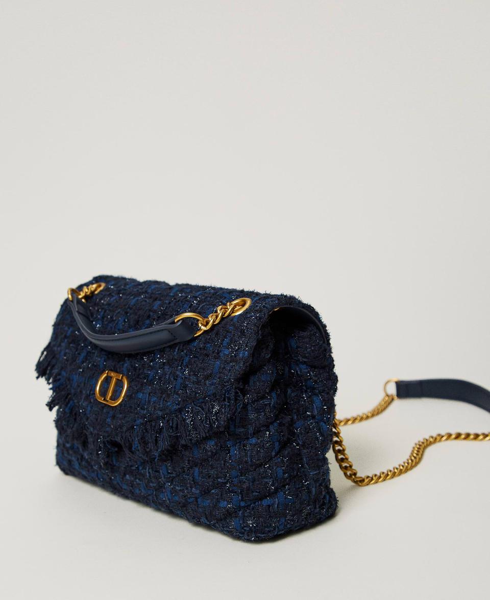 Twin Set Borsa a tracolla 'Dreamy' media in tweed Vendite Flash