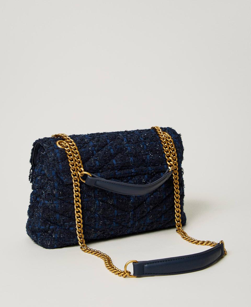 Twin Set Borsa a tracolla 'Dreamy' media in tweed Vendite Flash