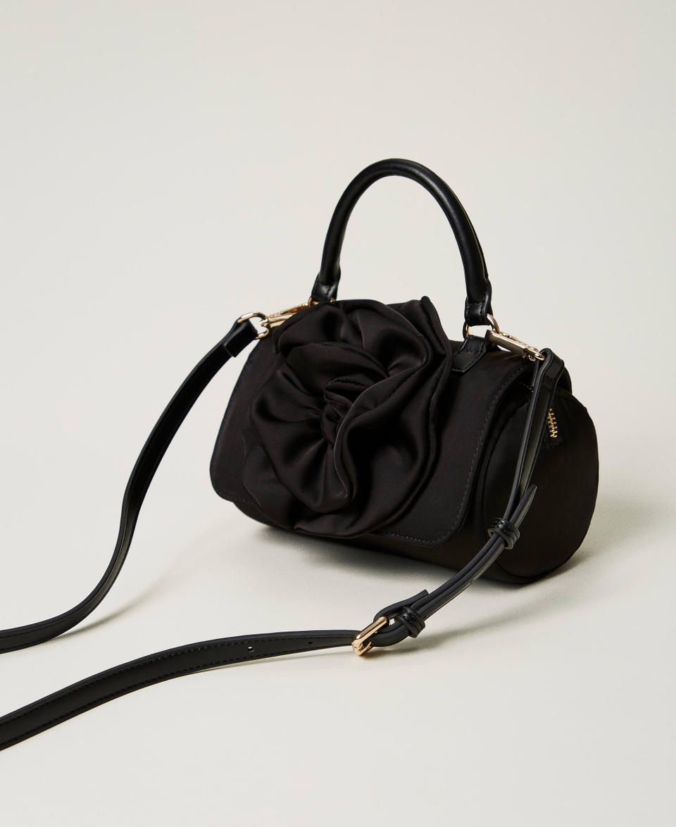 Twin Set Borsa a tracolla con maxi fiore Nuova
