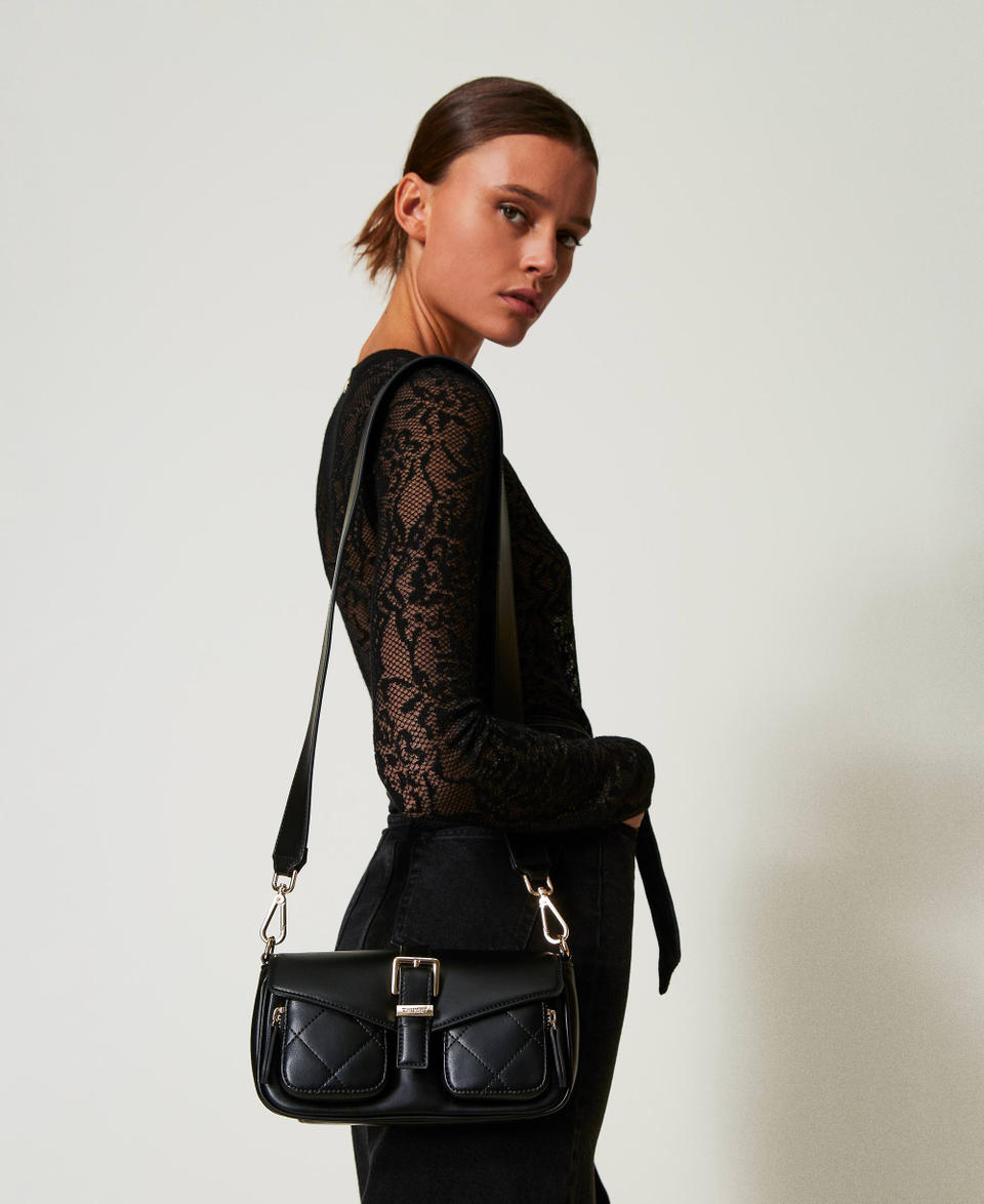 Twin Set Borsa a tracolla con tasche trapuntate Italia