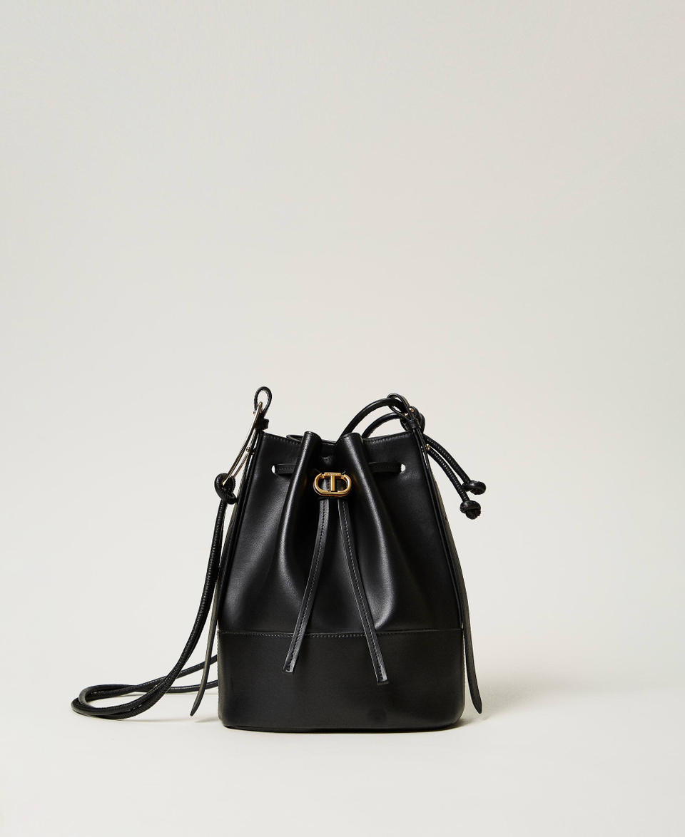 Twin Set Borsa a secchiello 'Jane' in pelle 2025