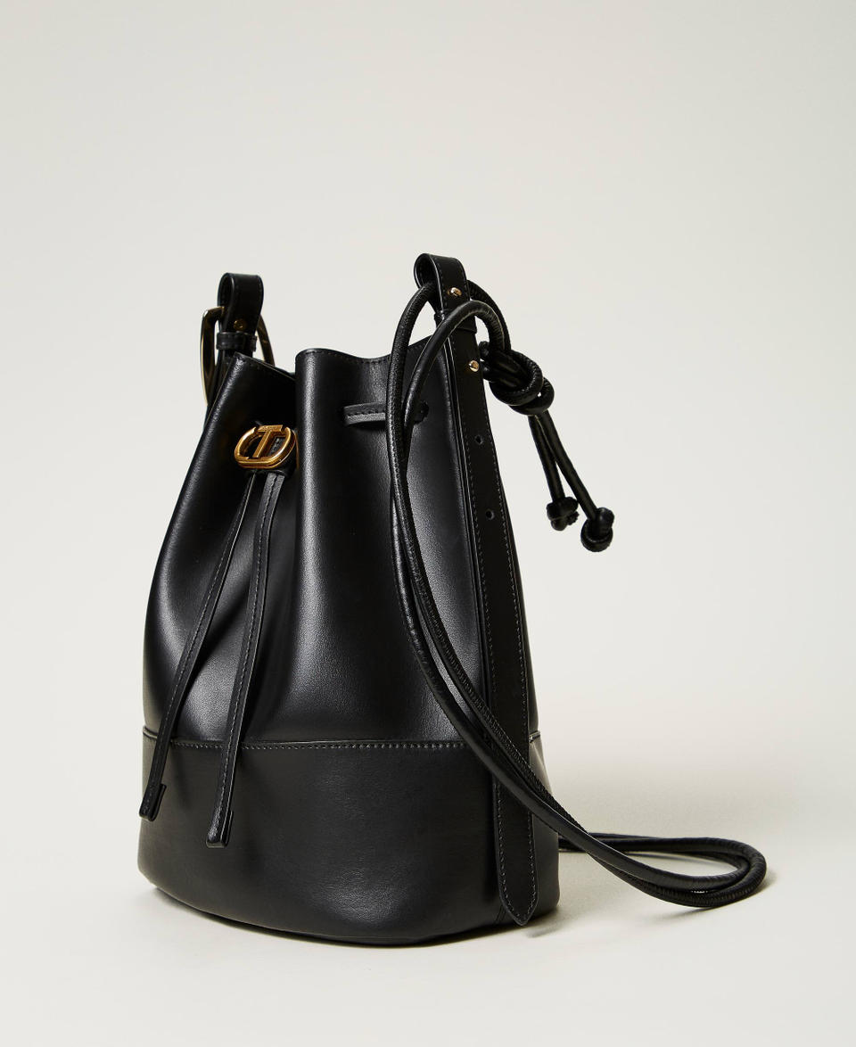 Twin Set Borsa a secchiello 'Jane' in pelle 2025