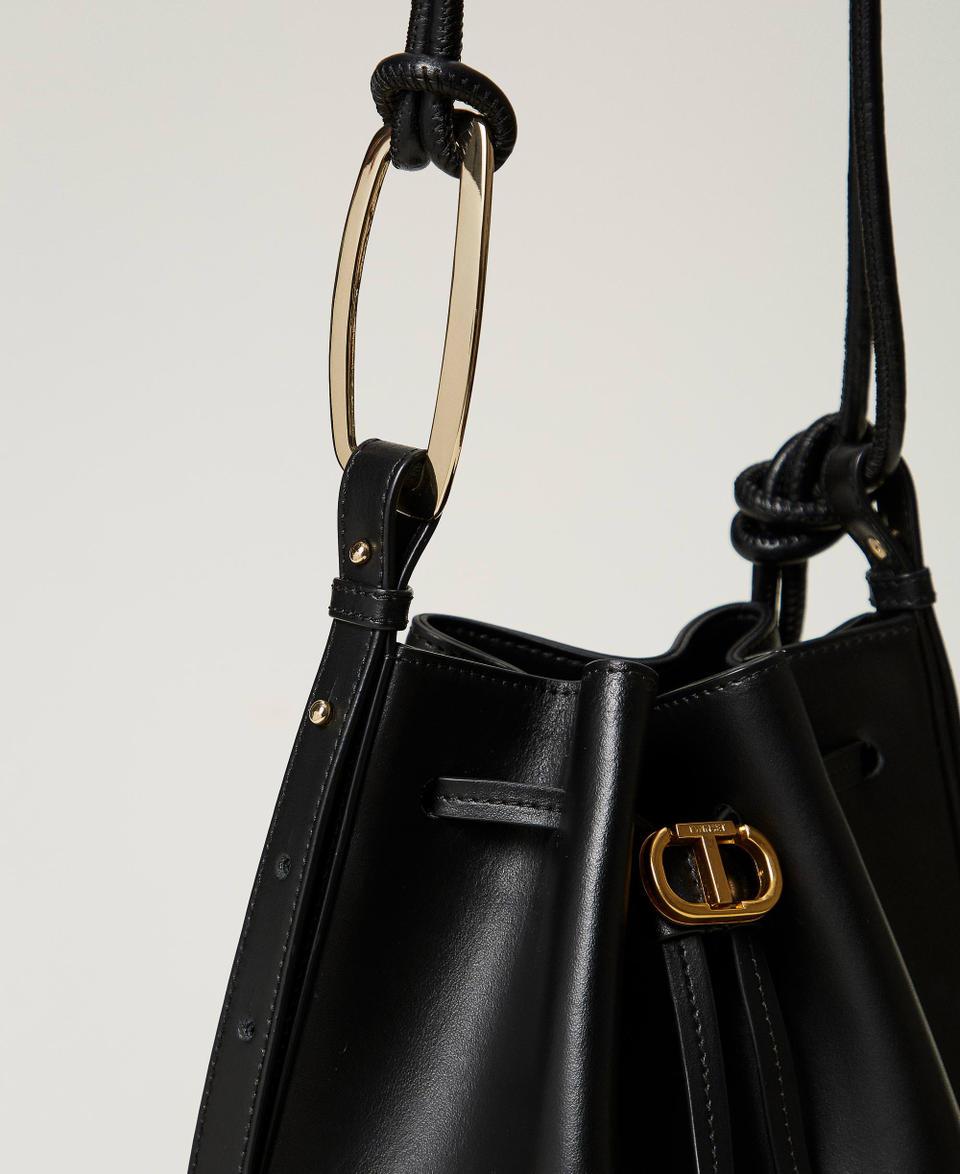 Twin Set Borsa a secchiello 'Jane' in pelle 2025