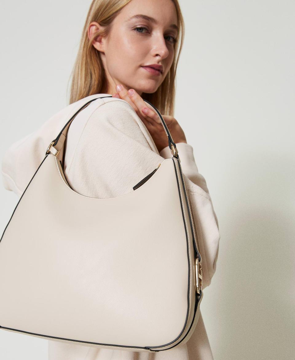 Twin Set Borsa hobo con fibbia Oval T Vendita