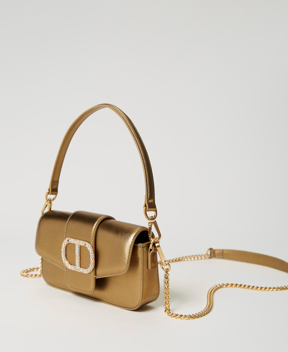 Twin Set Borsa a tracolla 'Amie' piccola in pelle Qualità Garantita