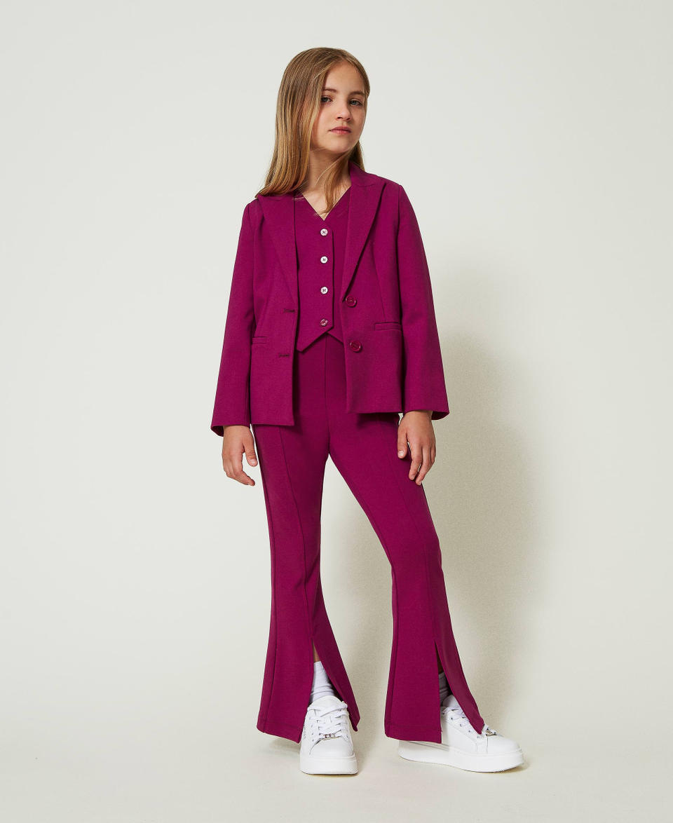 Twin Set Pantaloni flare con spacco Promozione