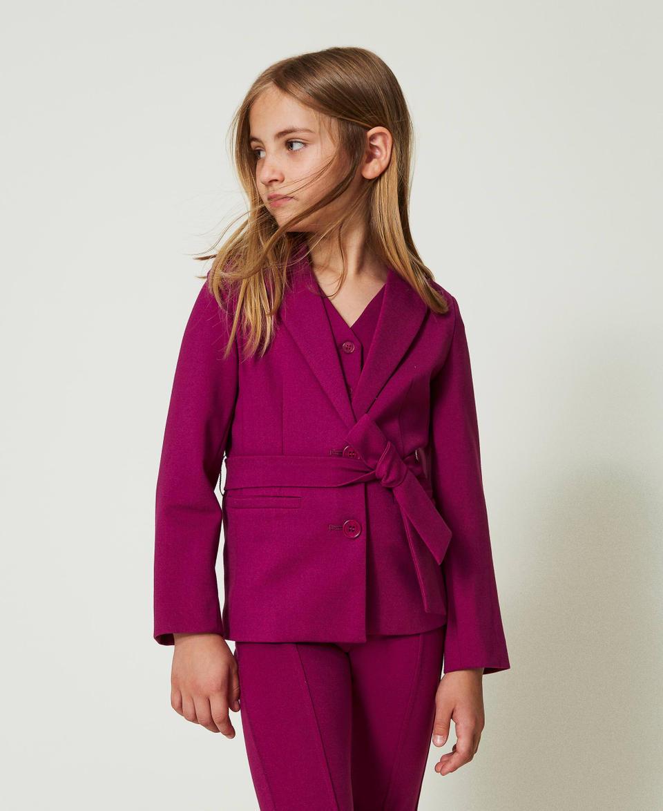 Twin Set Giacca blazer monopetto con cintura Spedizione Gratuita