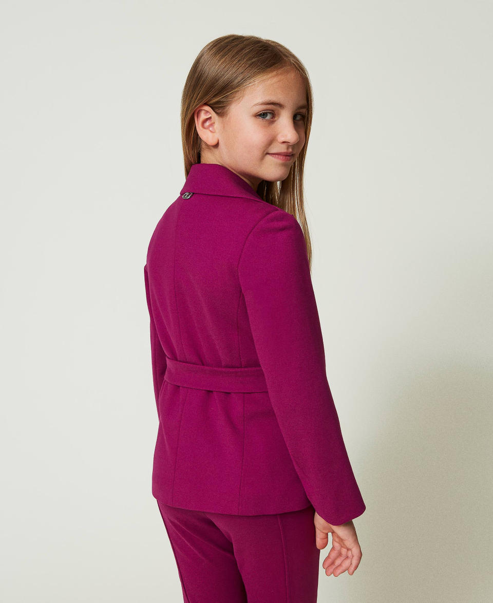 Twin Set Giacca blazer monopetto con cintura Spedizione Gratuita
