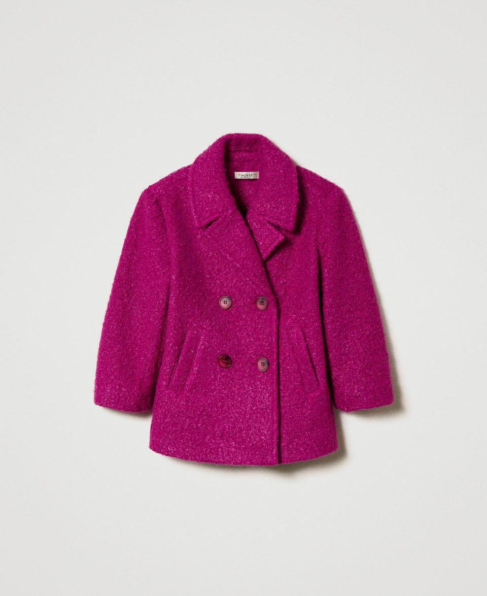 Twin Set Cappotto doppiopetto in panno curly Qualità Garantita