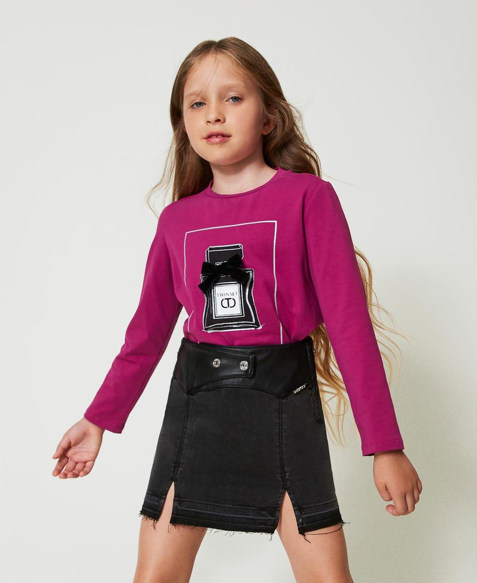 Twin Set Minigonna in jeans con spacchi Sconti VIP