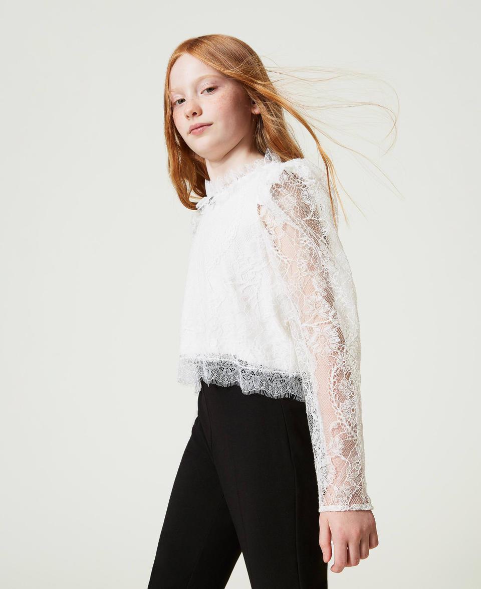Twin Set Blusa in pizzo Valenciennes Fino Al -60%