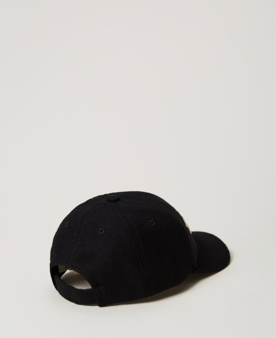 Twin Set Cappello da baseball in panno con logo Affare Del Giorno