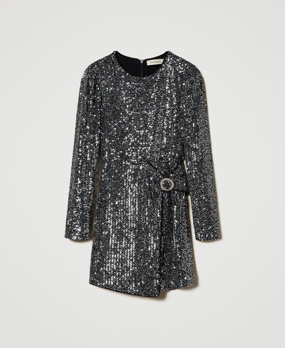 Twin Set Abito corto in full paillettes Presa