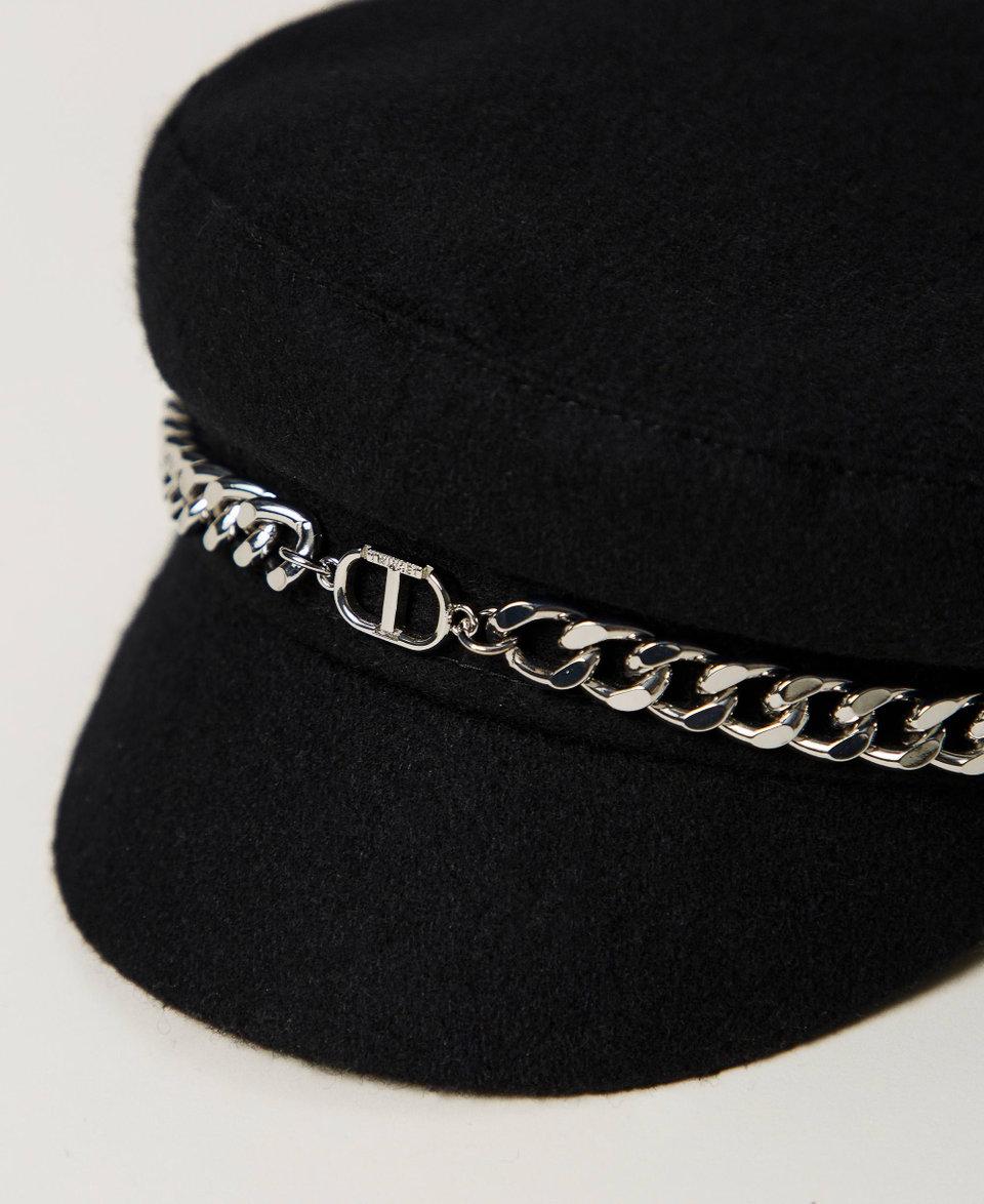 Twin Set Cappello basco in panno Vendita Calda