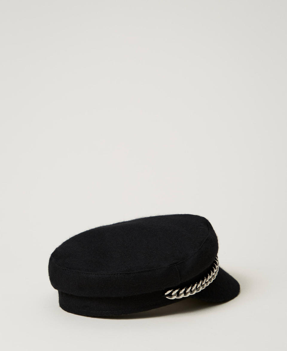 Twin Set Cappello basco in panno Vendita Calda
