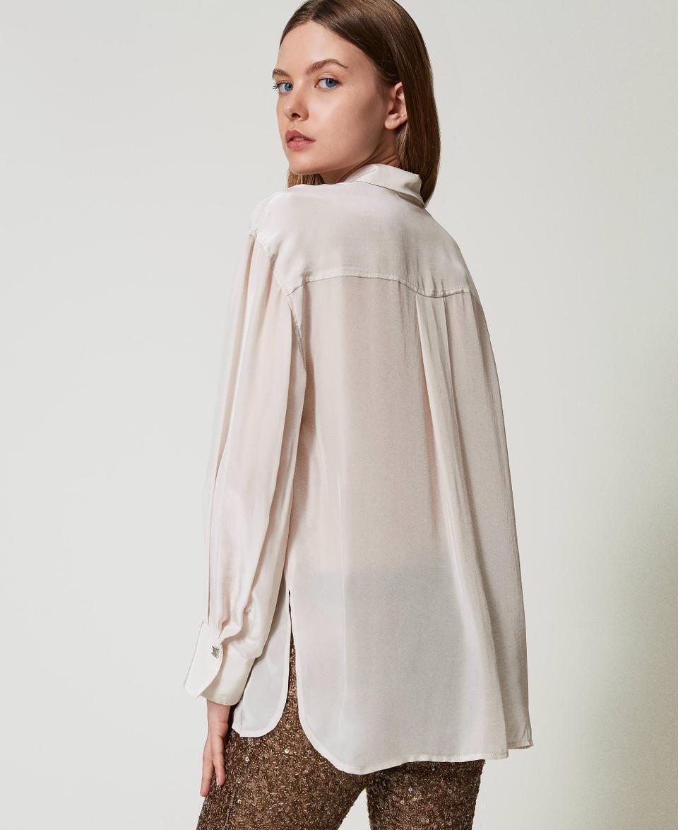 Twin Set Camicia MYFO in satin Qualità Garantita