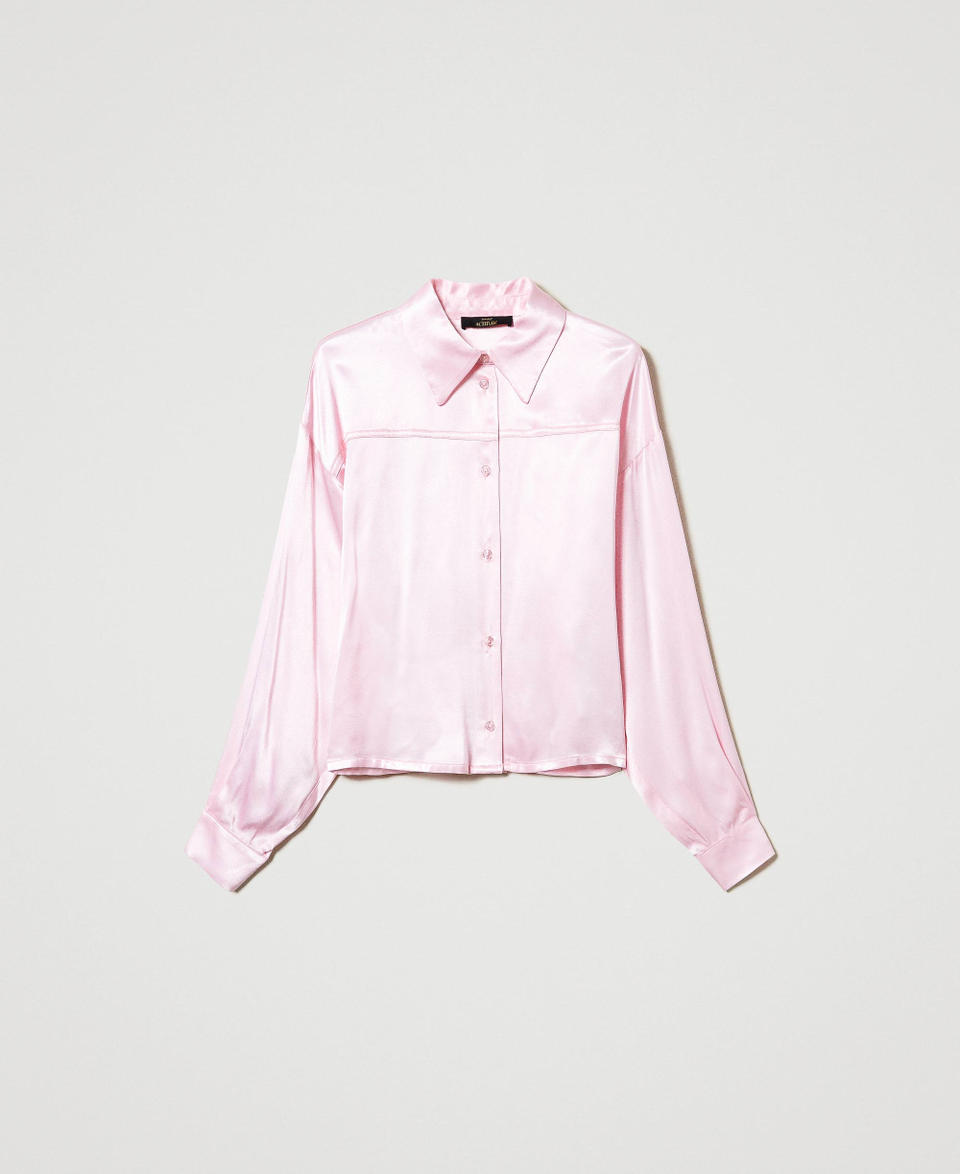 Twin Set Camicia in raso martellato Pezzi Unici
