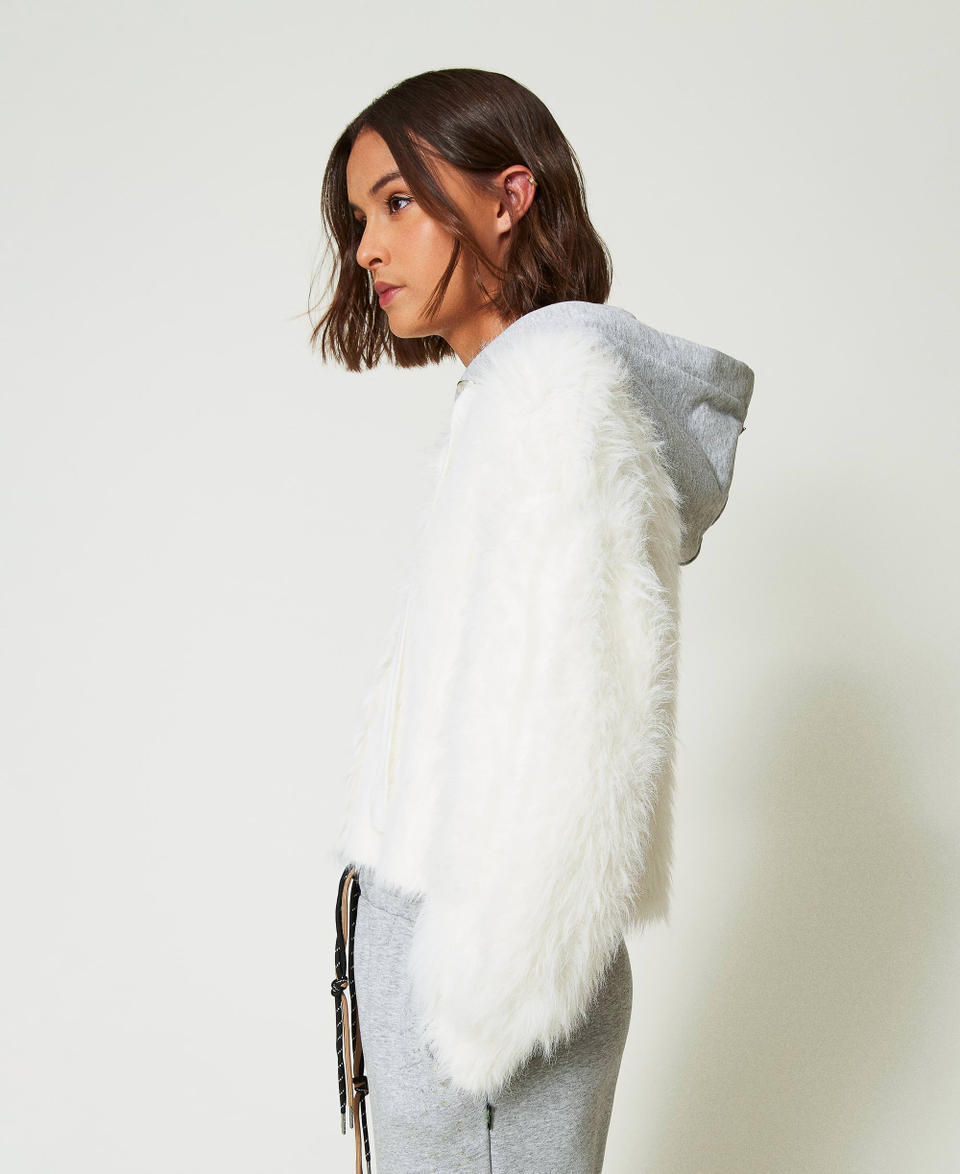 Twin Set Bomber MYFO in maglia con cappuccio Promozione Limitata