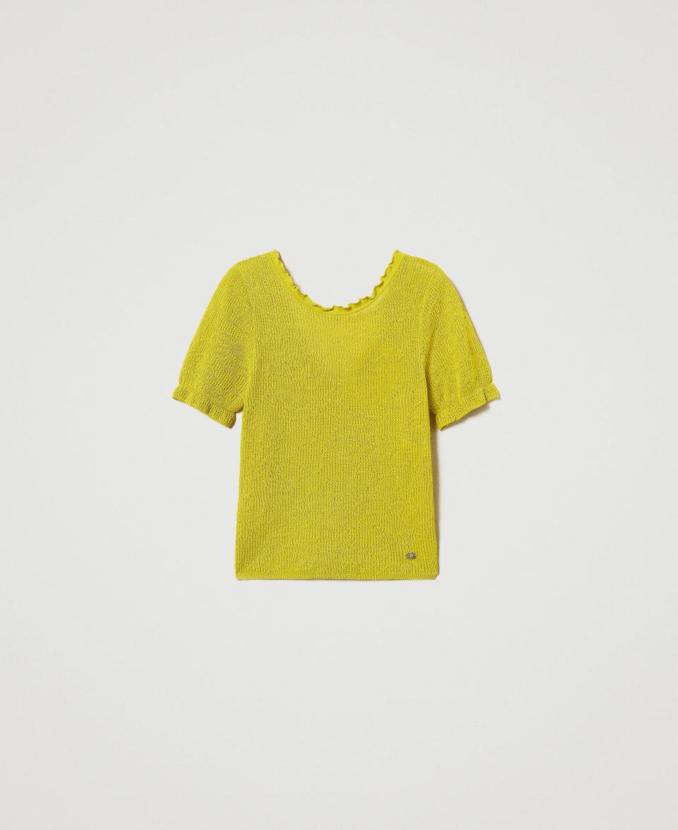 Twin Set Maglia doppio uso jacquard floreale Shopping Online
