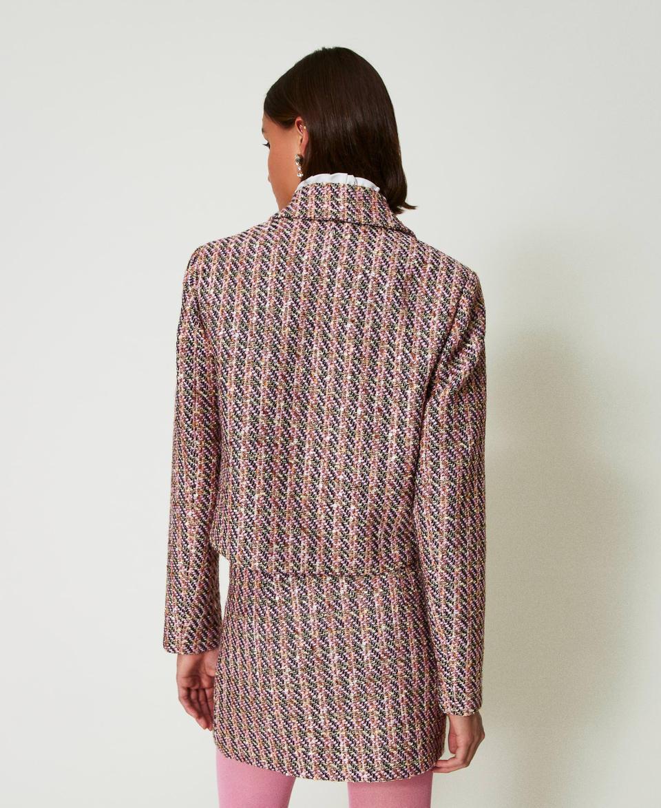 Twin Set Giacca blazer in bouclé e lurex Sottocosto