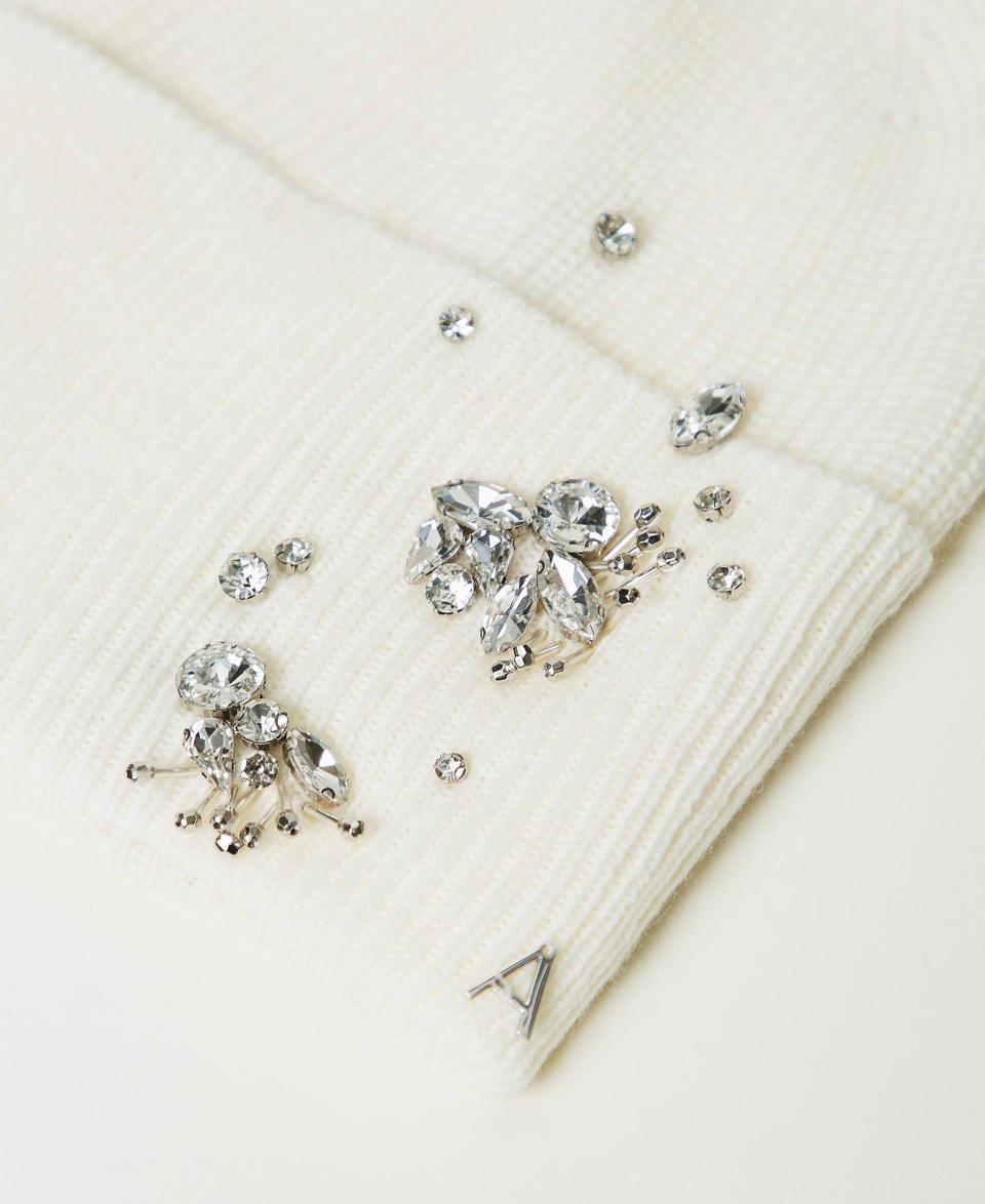 Twin Set Berretto in maglia con ricami Vendita Calda