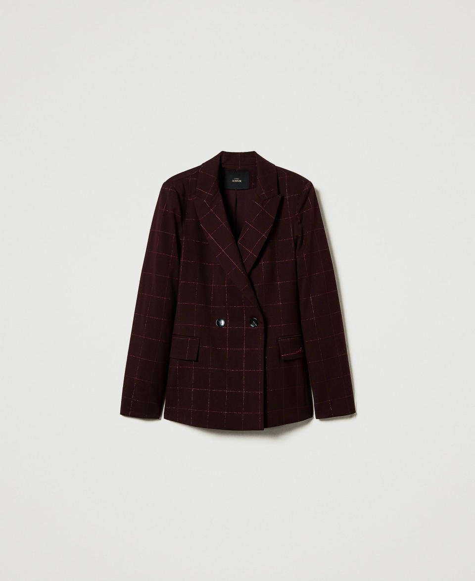 Twin Set Giacca blazer check con lurex I Più Venduti