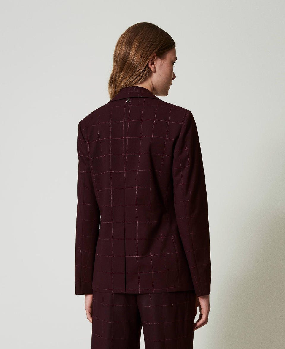 Twin Set Giacca blazer check con lurex I Più Venduti