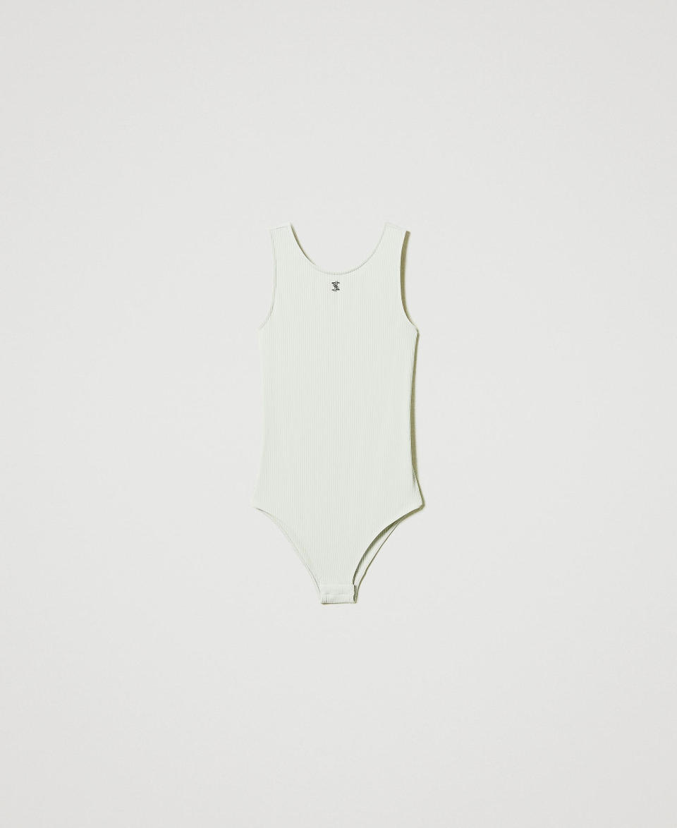 Twin Set Body MYFO a costine con logo Italia