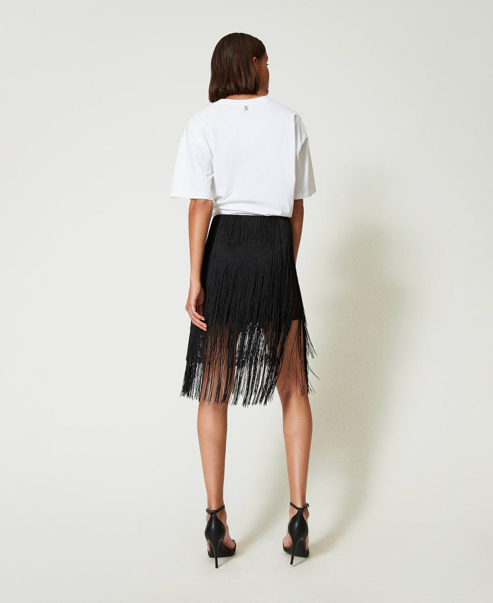 Twin Set Minigonna MYFO con frange Negozi Online