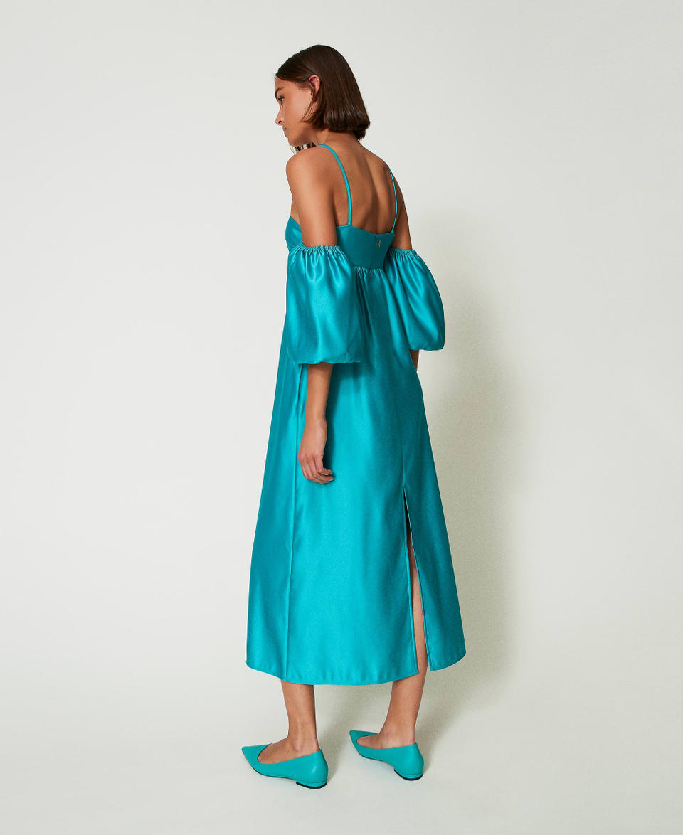Twin Set Abito lungo in duchesse Shopping online