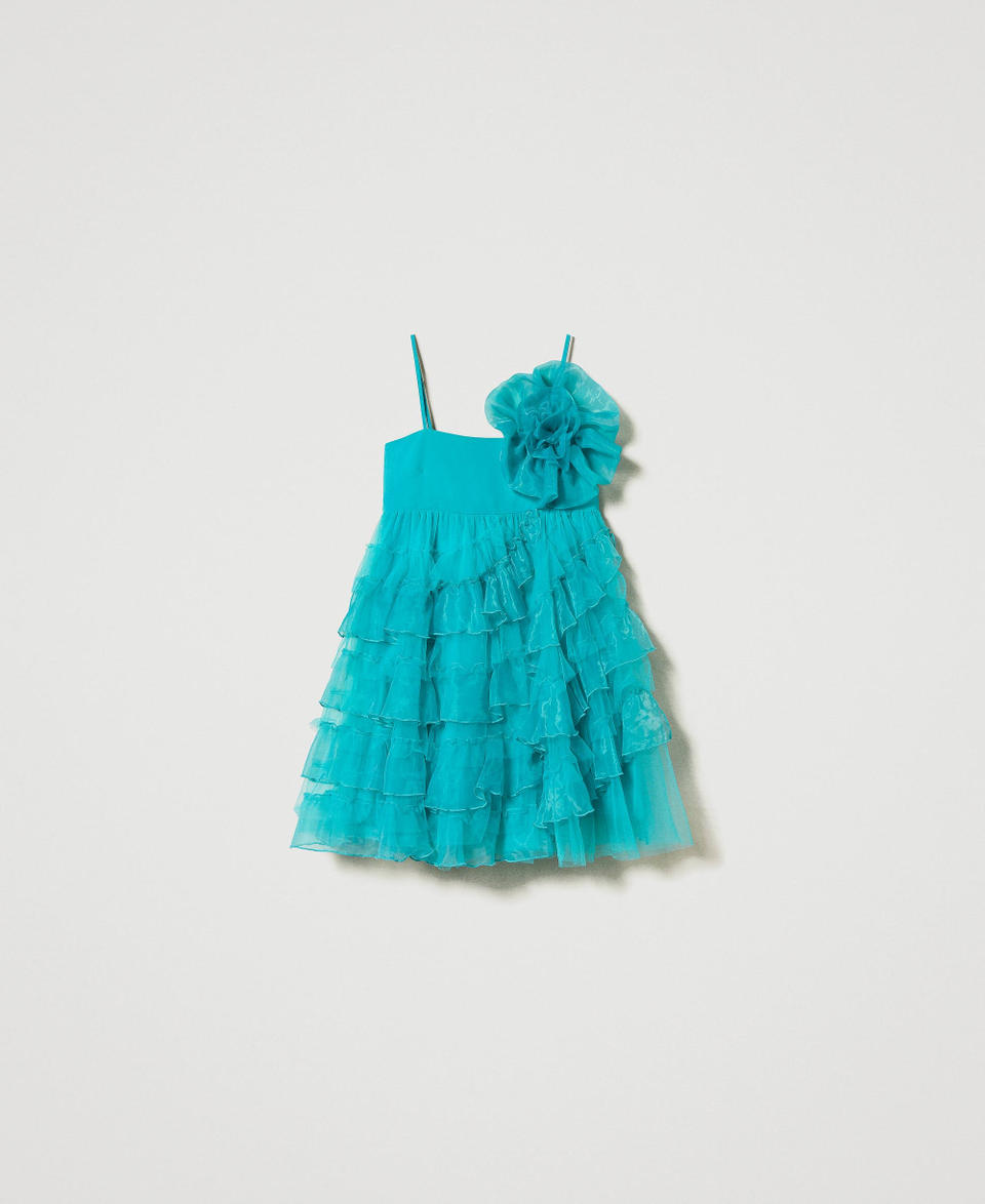 Twin Set Abito corto in tulle e organza Promozione Limitata