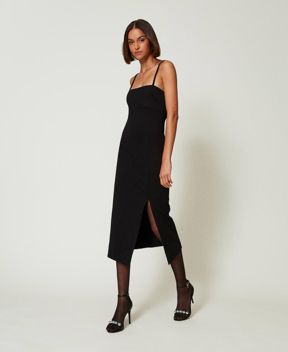 Twin Set Abito longuette con spacco 50% di sconto con spedizione gratuita