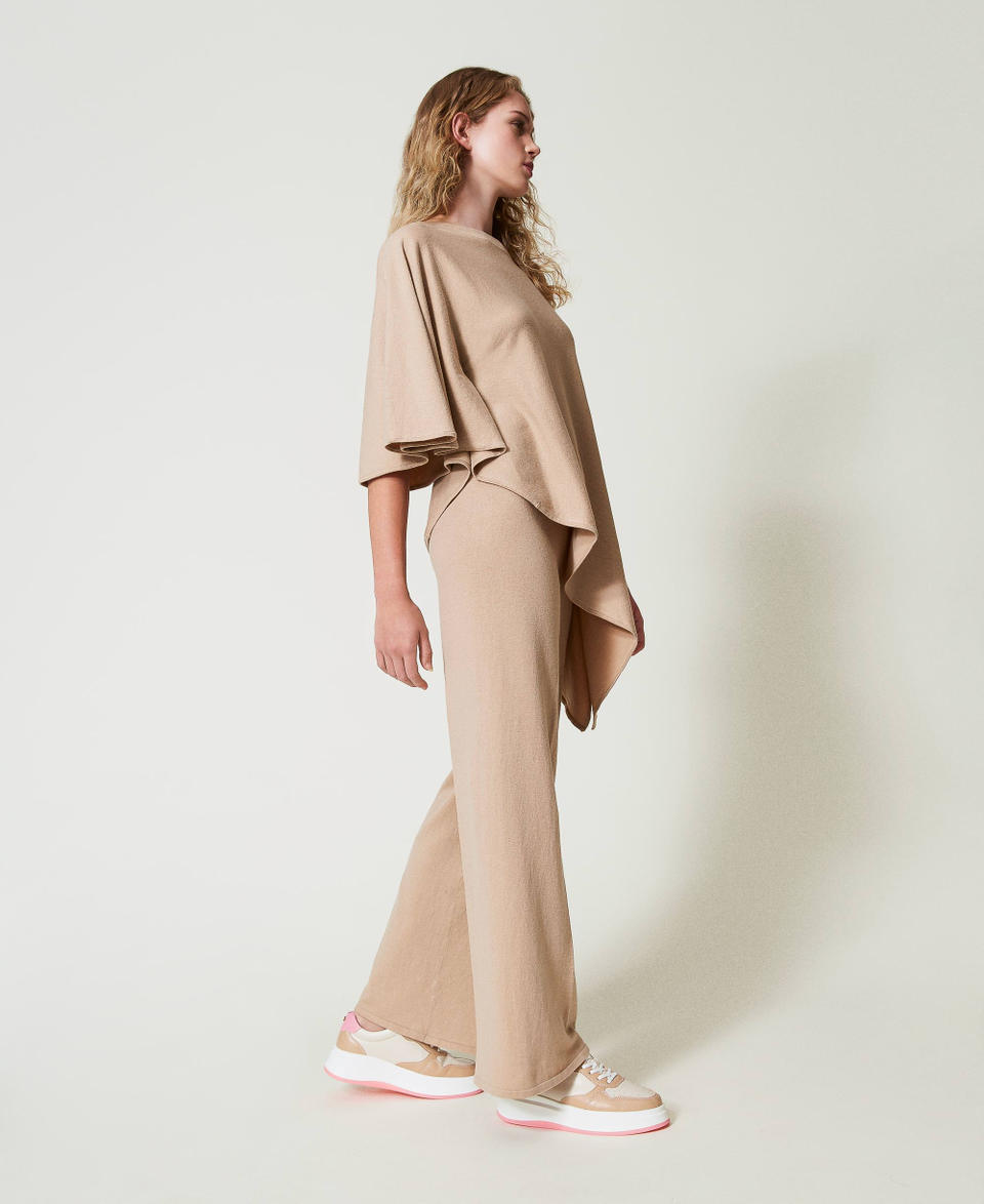Twin Set Pantaloni a palazzo in maglia Nuovo