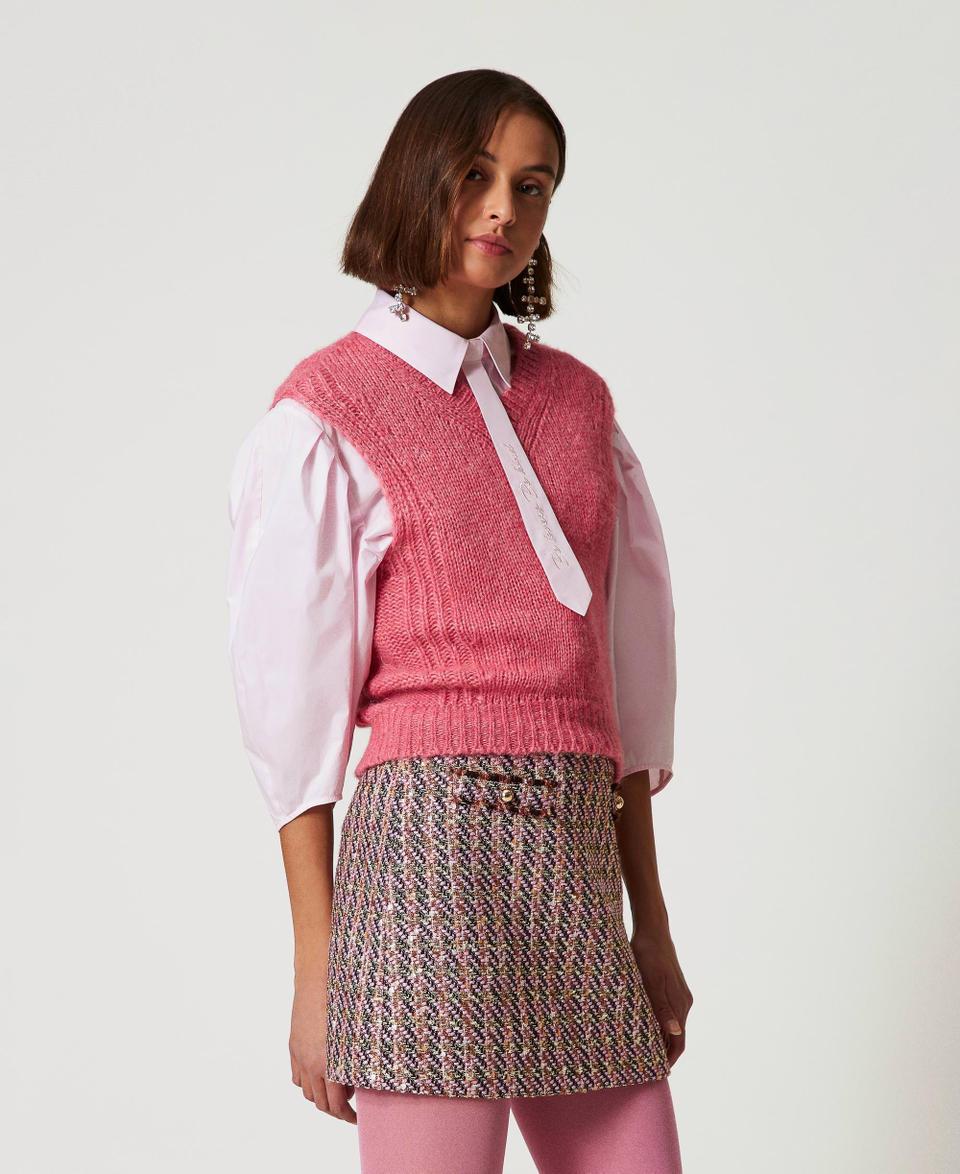 Twin Set Minigonna in bouclé e lurex Moda