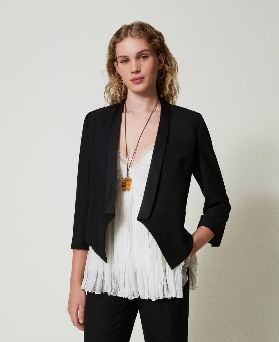 Twin Set Giacca blazer in serge misto lana Offerta speciale della fabbrica