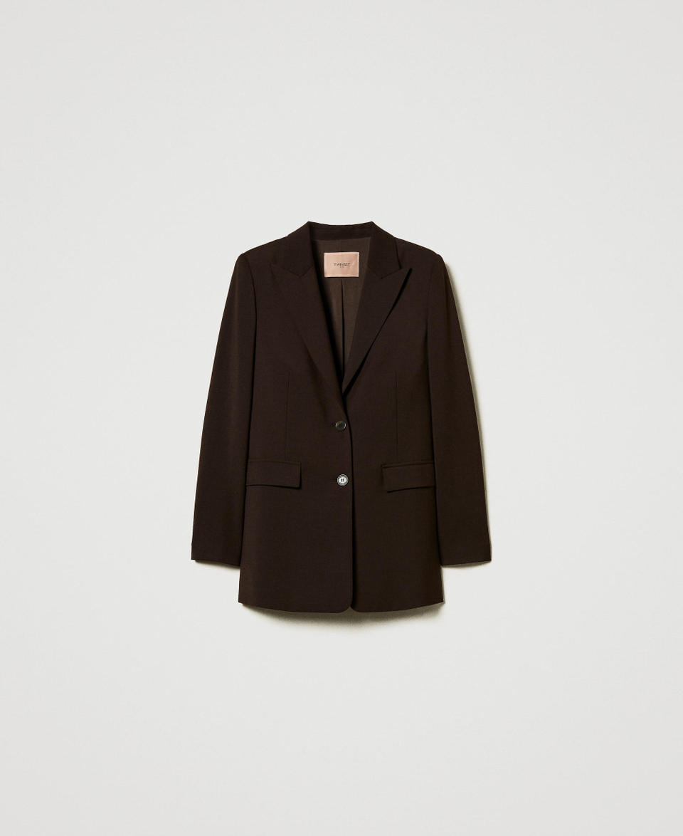 Twin Set Giacca blazer in lana stretch Hotsell
