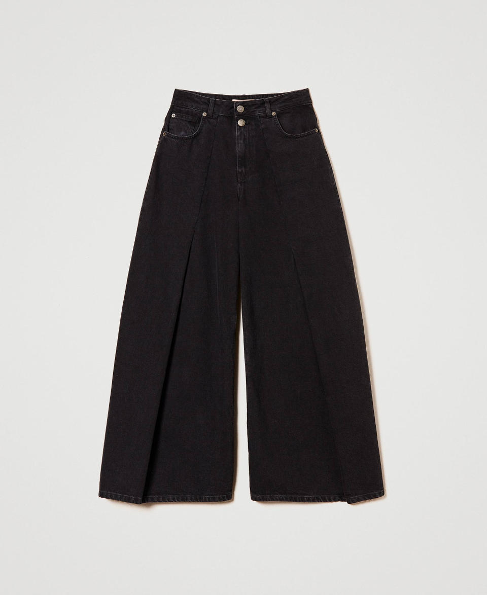 Twin Set Jeans cropped con doppi bottoni Offerta Giorno del Papà
