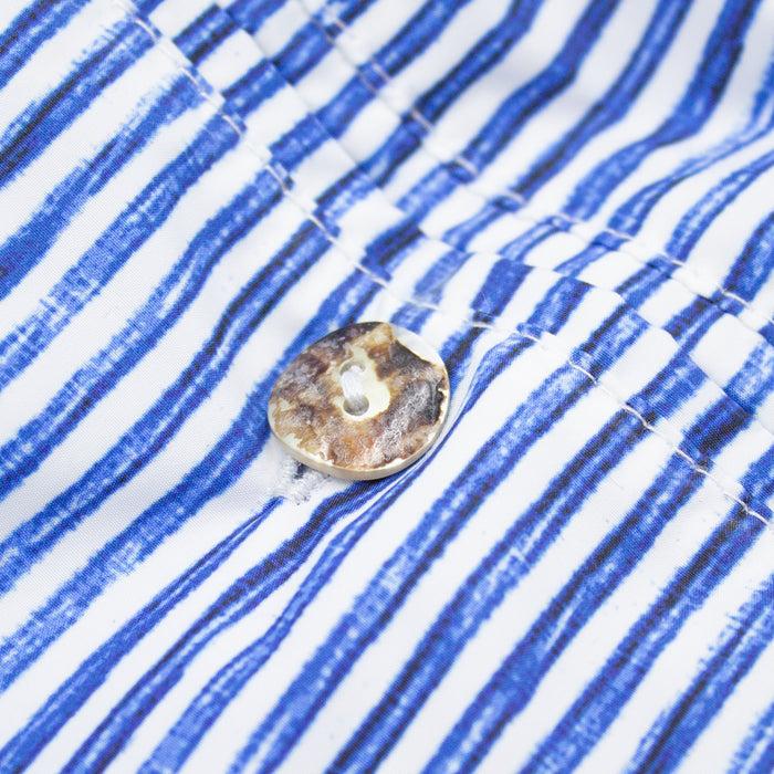 Ulturale Costume bianco con righe blu – Ulturale Negozio