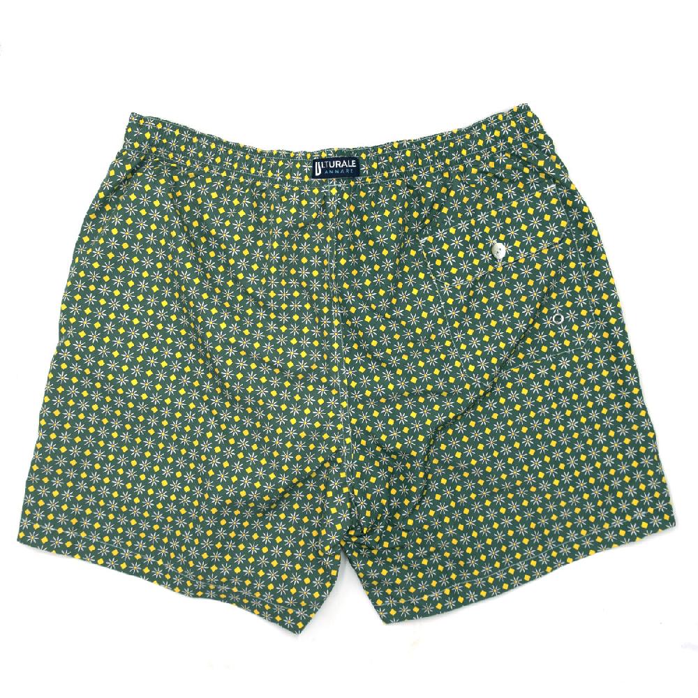 Ulturale Costume verde con pattern floreale – Ulturale Ulturale Costume verde con pattern floreale – Ulturale