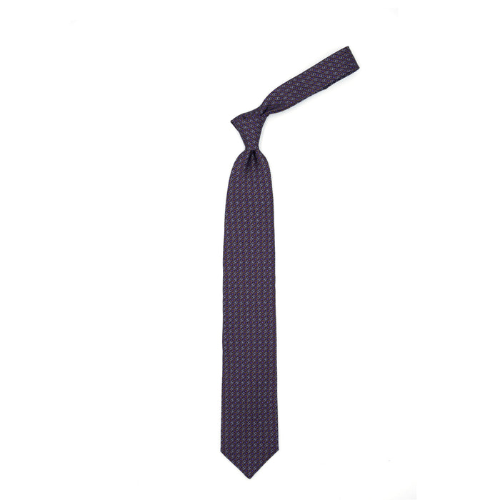 Ulturale Cravatta viola con pattern astratto - Ulturale Fino Al -60%