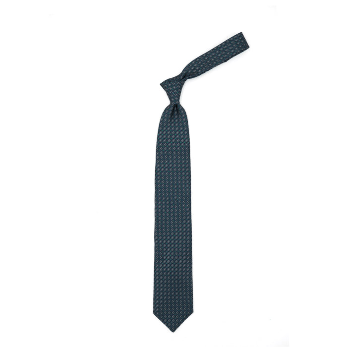 Ulturale Cravatta blu con pattern astratto - Ulturale Shopping Online