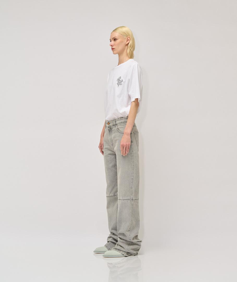 Vespa Snake denim pants Saldi Di Fabbrica