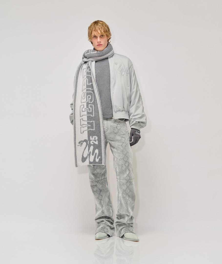 Vespa Snake flocked denim pants I Più Venduti