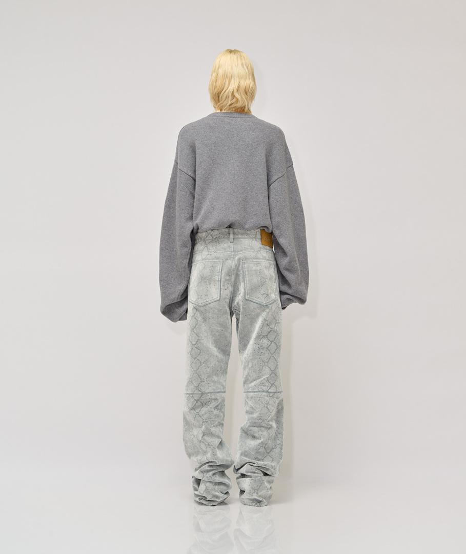 Vespa Snake flocked denim pants I Più Venduti