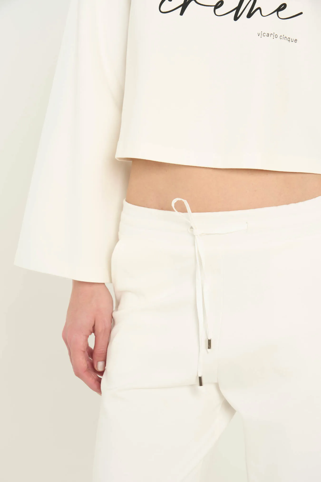 Vicario cinque Pantalone palazzo stretch coulisse in vita Petunia 2025