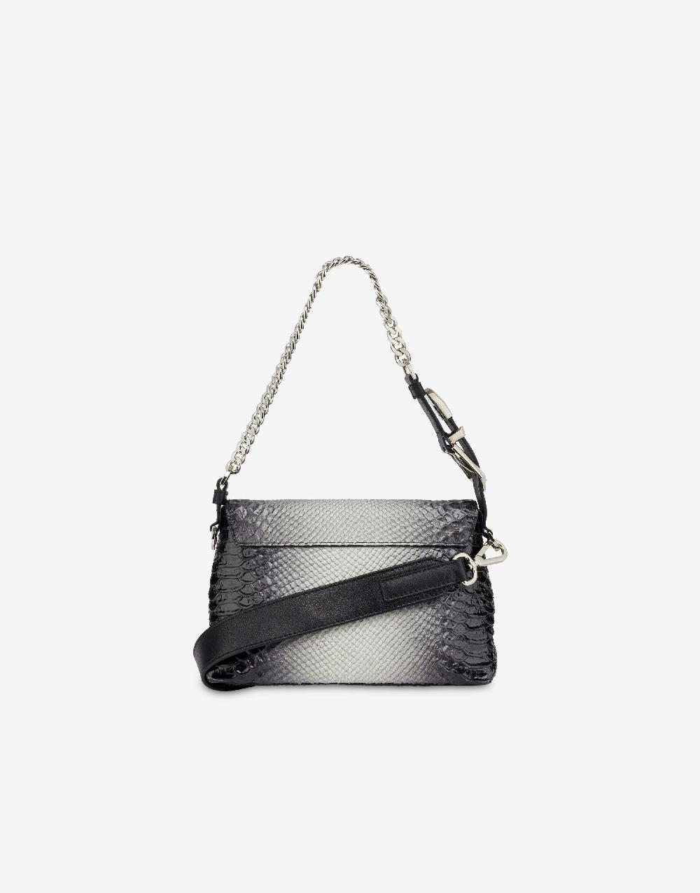 Alberta Ferretti Dori bag small con stampa pitone bicolor degradé Vendite Flash