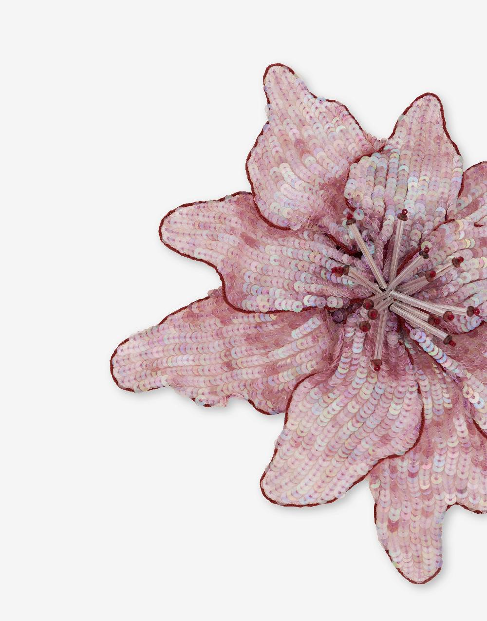 Alberta Ferretti Spilla bijoux a fiore Dripping Rose Italy